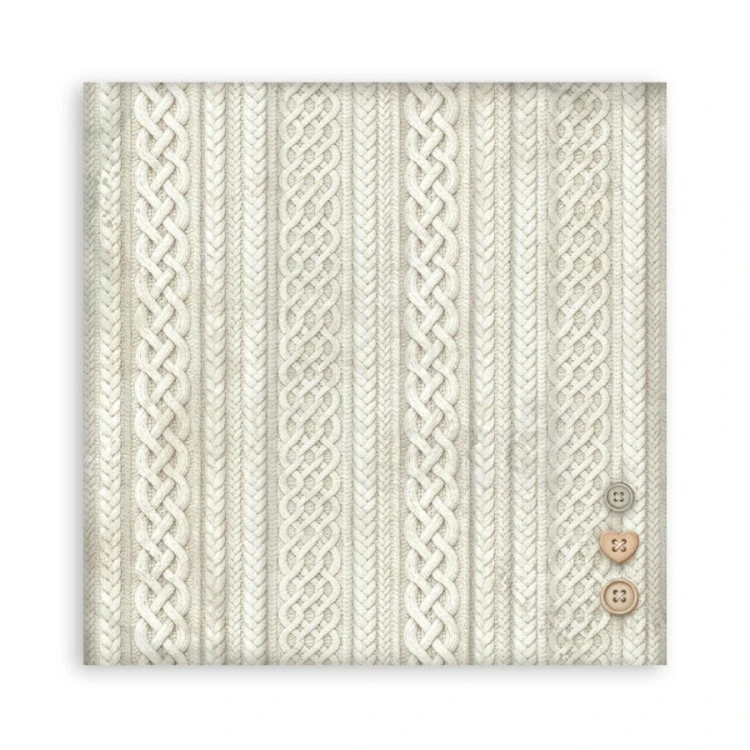 Zestaw papierów jednostronnych do scrapbookingu 20x20 White Christmas 22 arkusze SBBSXB27 Stamperia