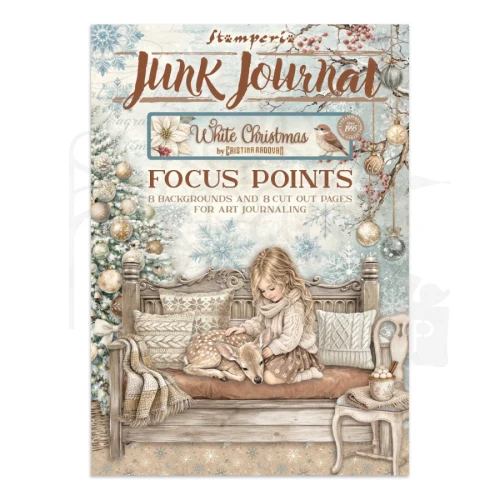 Junk Journal A5 White Christmas SBJKS07 Stamperia