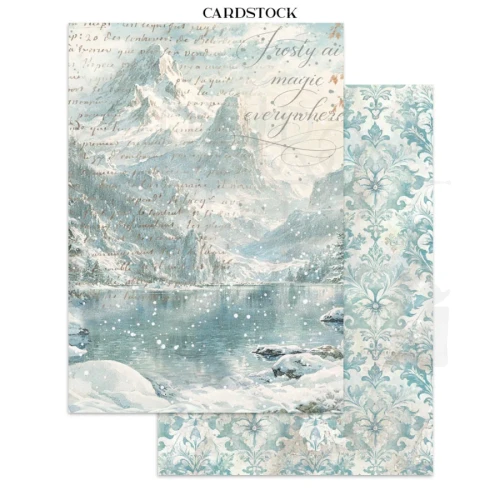 Junk Journal A5 White Christmas SBJKS07 Stamperia
