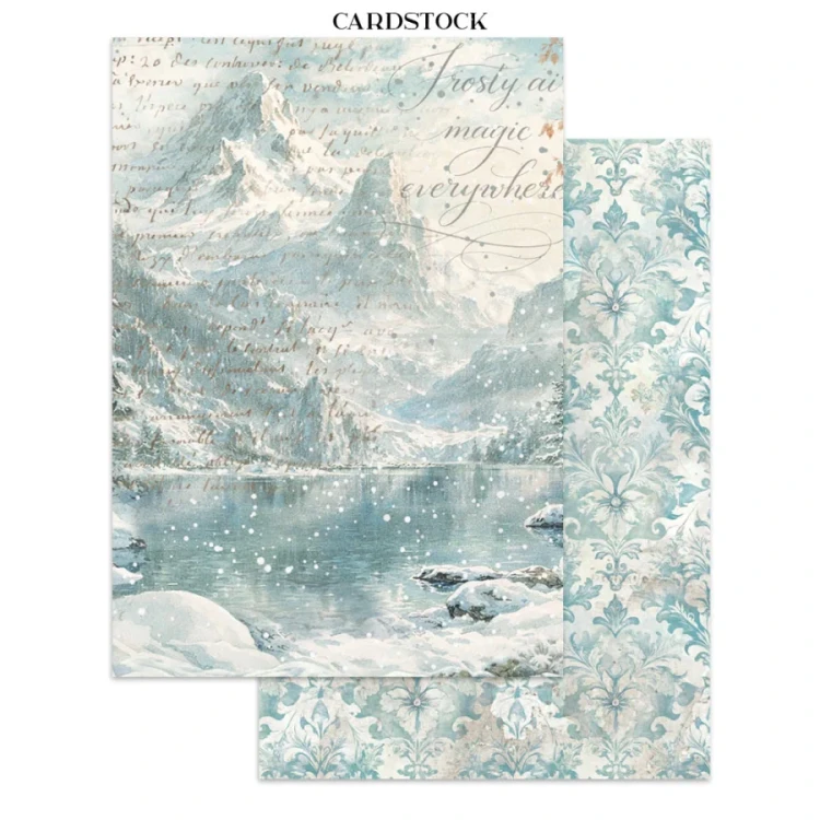 Junk Journal A5 White Christmas SBJKS07 Stamperia