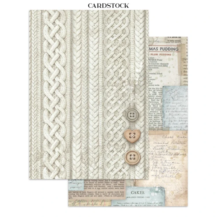 Junk Journal A5 White Christmas SBJKS07 Stamperia