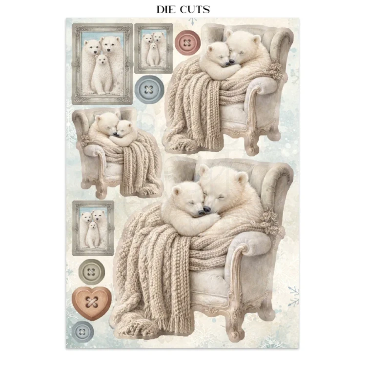 Junk Journal A5 White Christmas SBJKS07 Stamperia