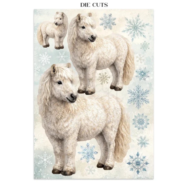 Junk Journal A5 White Christmas SBJKS07 Stamperia