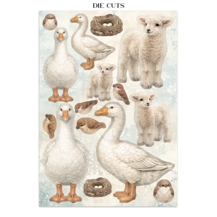 Junk Journal A5 White Christmas SBJKS07 Stamperia