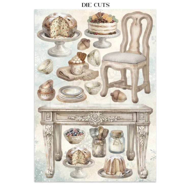 Junk Journal A5 White Christmas SBJKS07 Stamperia