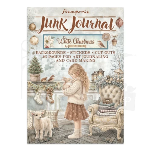 Junk Journal A4 White Christmas SBJK28 Stamperia