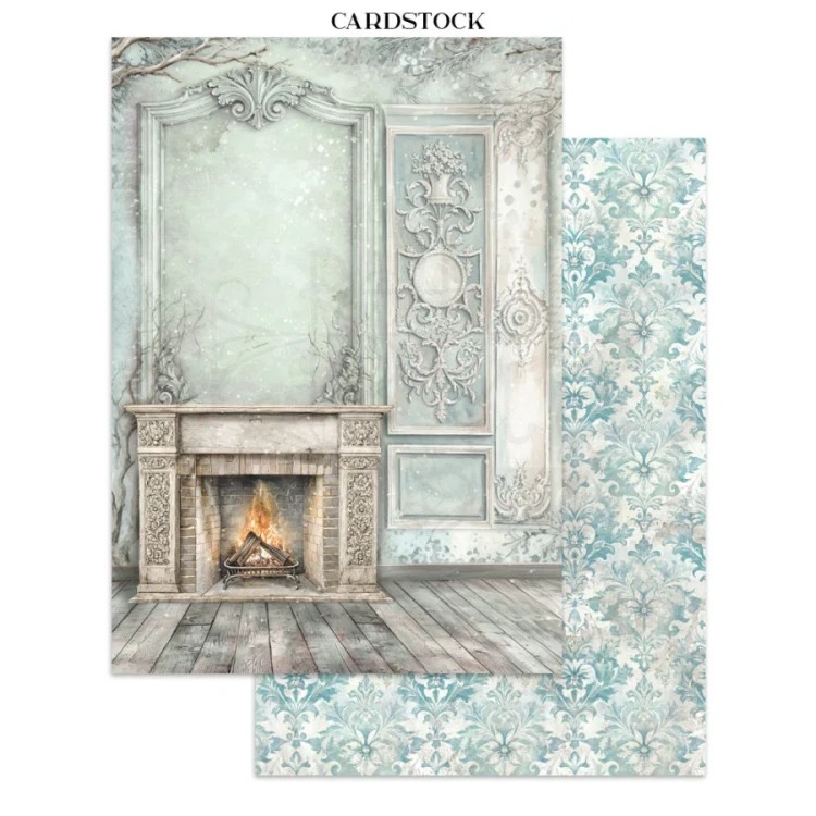 Junk Journal A4 White Christmas SBJK28 Stamperia