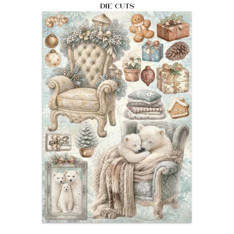 Junk Journal A4 White Christmas SBJK28 Stamperia