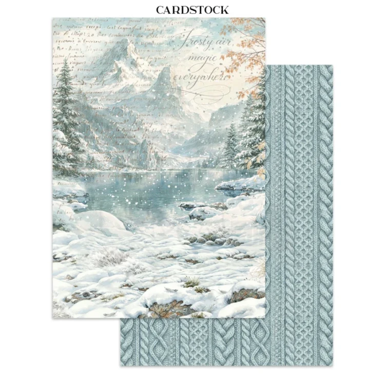 Junk Journal A4 White Christmas SBJK28 Stamperia