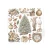 Rub-on transfer 15.5x15.15cm White Christmas 6 arkuszy DFLRBX21 Stamperia