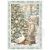 Papier ryżowy A6 White Christmas 8 arkuszy DFSA6X10 Stamperia