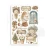 Papier washi A5 White Christmas SBW36 Stamperia