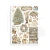 Papier washi A5 White Christmas SBW36 Stamperia