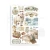 Papier washi A5 White Christmas SBW36 Stamperia