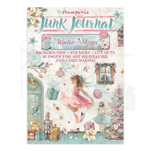 Junk Journal A4 Winter Magic SBJK25 Stamperia