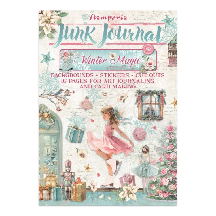 Junk Journal A4 Winter Magic SBJK25 Stamperia