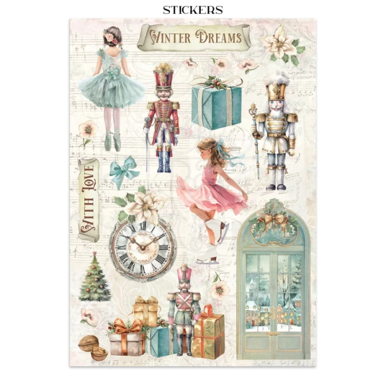 Junk Journal A4 Winter Magic SBJK25 Stamperia