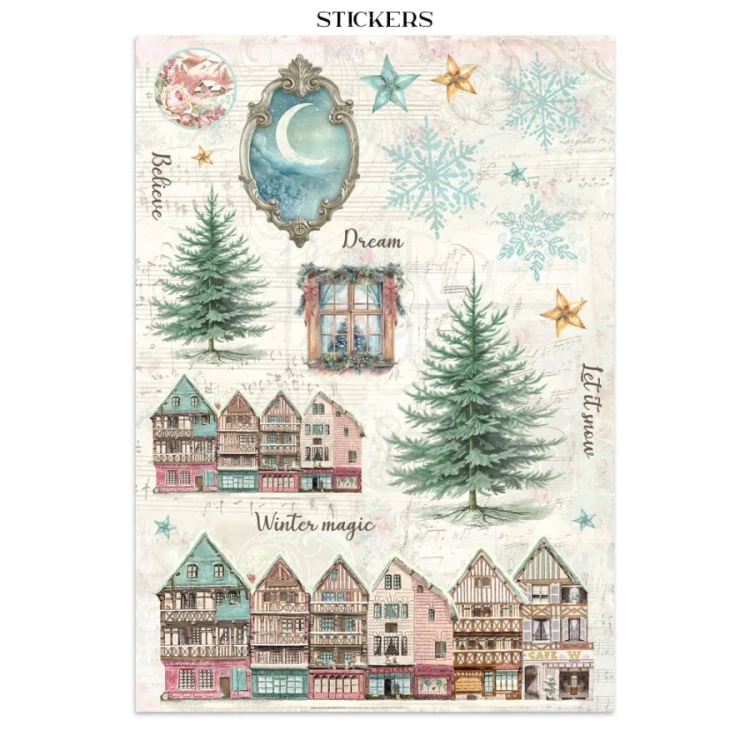Junk Journal A4 Winter Magic SBJK25 Stamperia