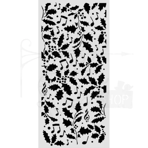 Szablon maska 12x25cm Szyszki KSTDL172 Stamperia