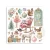 Rub-on transfer 15.5x15.15cm Winter Magic 6 arkuszy DFLRBX18 Stamperia