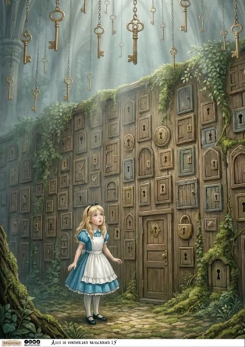 Papier ryżowy do decoupage A4 Alice in Wonderland 15 6075 ScrapLove