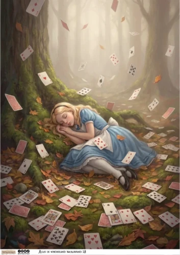 Papier ryżowy do decoupage A4 Alice in Wonderland 18 6078 ScrapLove