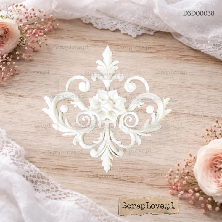 Element ozdobny 3D I ornament D3D0038 ScrapLove