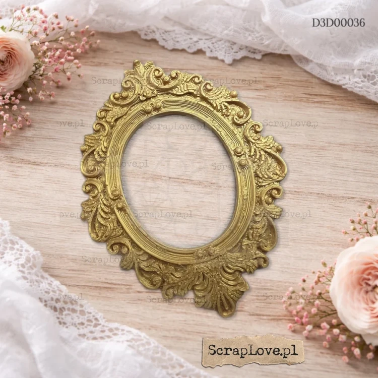 Element ozdobny 3D III ramka D3D0036 ScrapLove