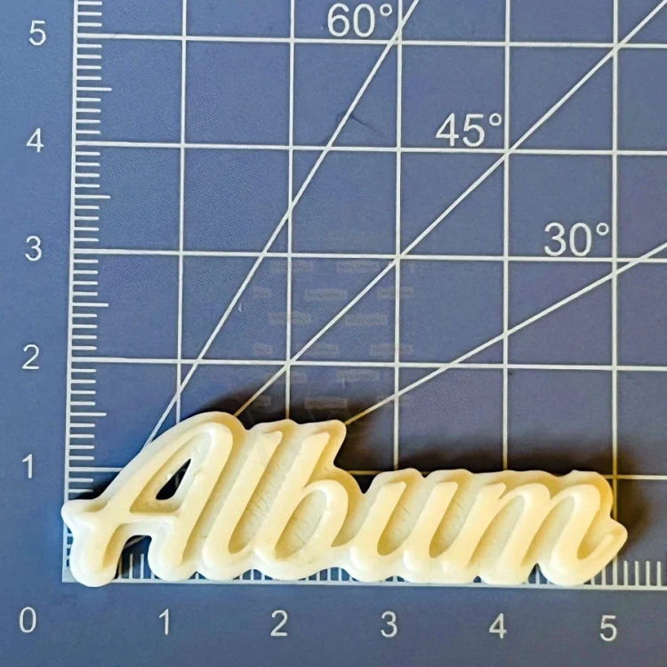 Element ozdobny 3D Napis ‘album’ D3D0011 ScrapLove