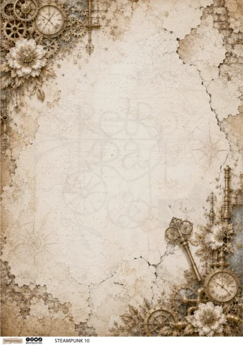 Papier ryżowy do decoupage A4 Steampunk 10 6784 ScrapLove
