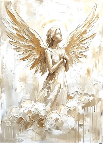Papier ryżowy do decoupage A5 Anioł 22996