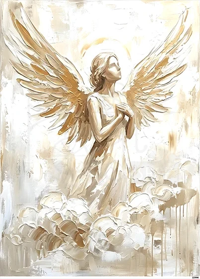 Papier ryżowy do decoupage A5 Anioł 22996