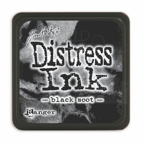 Tusz Tim Holtz Distress Mini Ink Pad Black Soot DMINI39860 Ranger