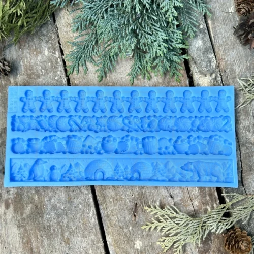 Foremka silikonowa Cukierkowe bordery 20cm FMP144 Mila Project