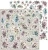 Zestaw papierów 30x30 dodatki do wycięcia Flowers Of Delight - Flowers &amp; More CC-C85-FOD-14 Craft O’Clock