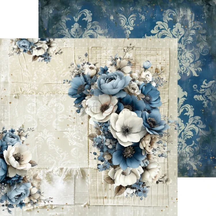 Zestaw papierów do scrapbookingu 20x20 Mr. &amp; Mrs. Elegance CC-C86-MME-07 Craft O’Clock