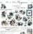 Zestaw papierów 30x30 dodatki do wycięcia Mr. &amp; Mrs. Elegance - Flowers &amp; More CC-C86-MME-14 Craft O’Clock