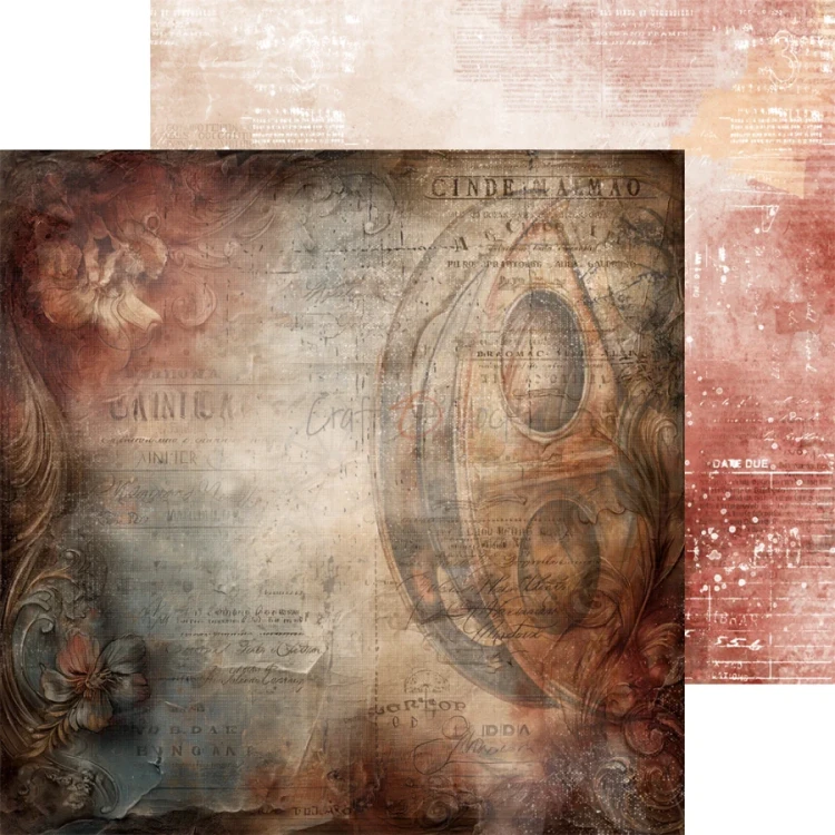 Zestaw papierów do scrapbookingu 20x20 Silver Screen Magic - Mix CC-F43-SSM-09 Craft O’Clock