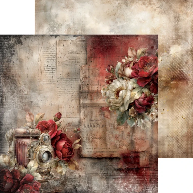 Zestaw papierów do scrapbookingu 20x20 Silver Screen Magic CC-F43-SSM-07 Craft O’Clock