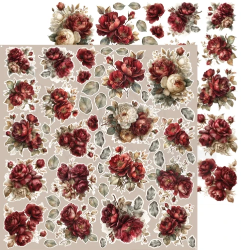 Zestaw papierów do scrapbookingu 20x20 Silver Screen Magic - Basic CC-F43-SSM-08 Craft O’Clock