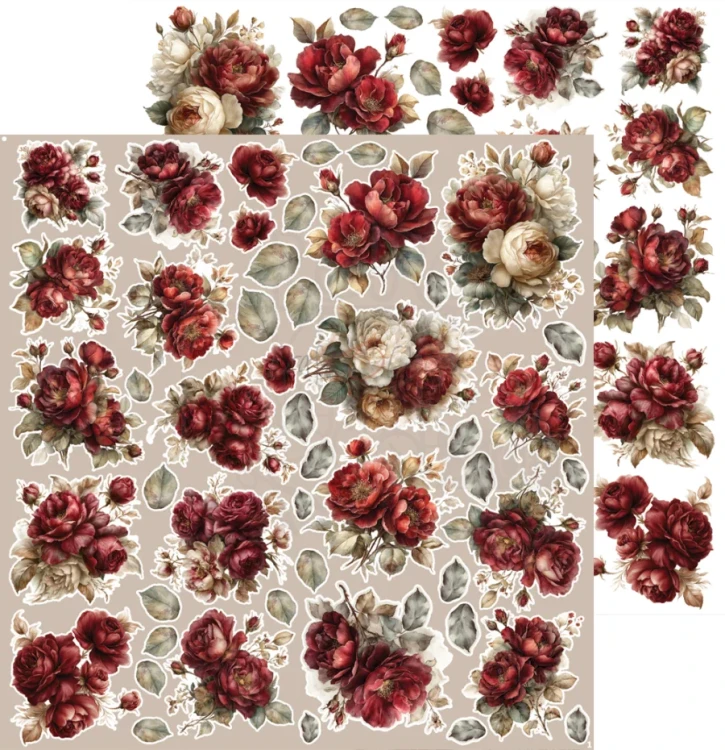 Zestaw papierów 30x30 dodatki do wycięcia Silver Screen Magic - Mix CC-F43-SSM-13 Craft O’Clock