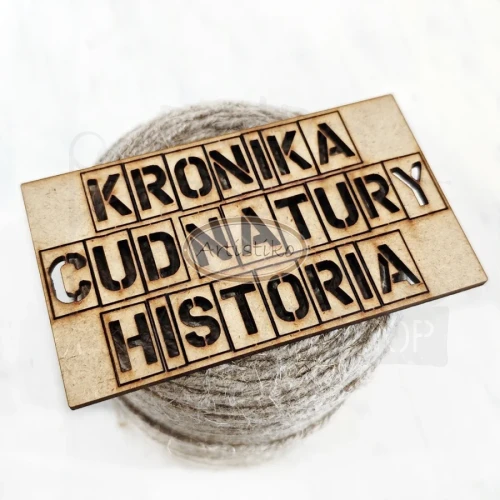 Napis HDF Kronika, cud natury, historia 1 Artistiko