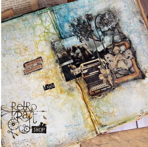Tusz Tim Holtz Distress Mini Ink Pad Stormy Sky DMINI40217 Ranger