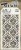 Szablon maska 12x22cm Gothic THS026 Tim Holtz Stampers Anonymous