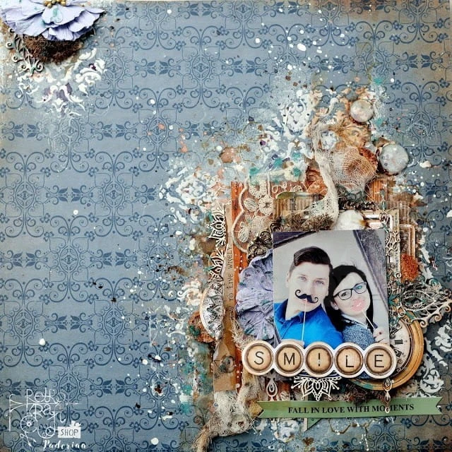 Szablon maska 12x22cm Gothic THS026 Tim Holtz Stampers Anonymous