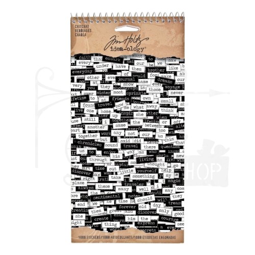 Naklejki Idea-Ology Chitchat Sticker Tablet Verbiages TH92998 Tim Holtz