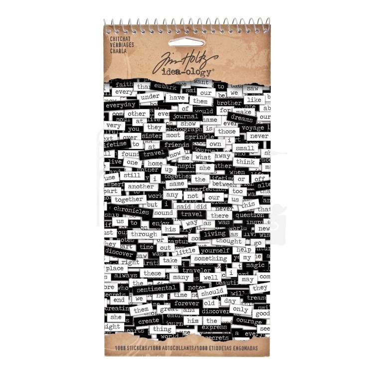 Naklejki Idea-Ology Chitchat Sticker Tablet Verbiages TH92998 Tim Holtz