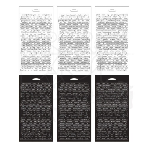 Naklejki Idea-Ology Chitchat Sticker Tablet Verbiages TH92998 Tim Holtz