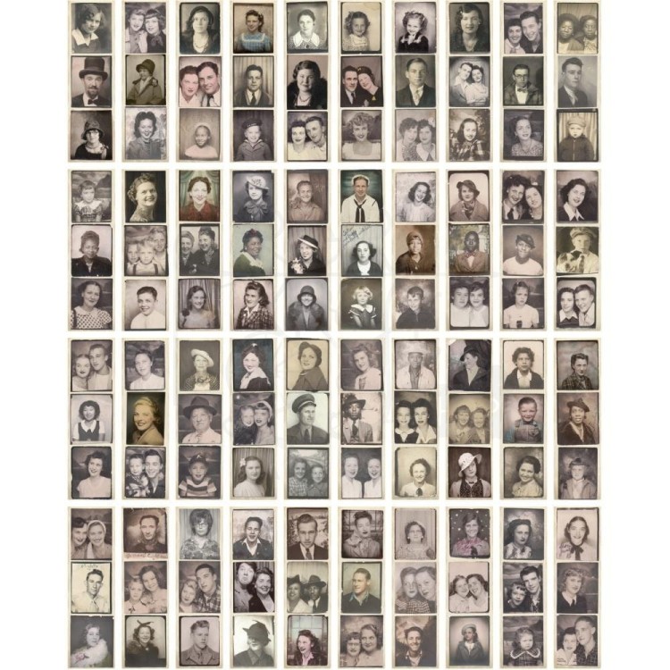 Portrety Idea-Ology Photobooth Vintage Photo Strips 40szt TH93799 Tim Holtz