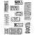 Stempel gumowy kauczukowy Ticket Booth bilety CMS337 Tim Holtz Stampers Anonymous